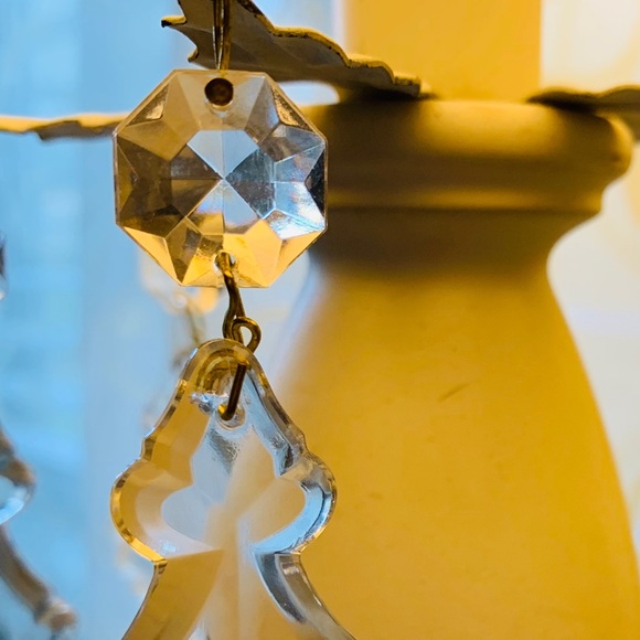 Accents Clear Crystal Chandelier Ornaments Set Of 5 Poshmark